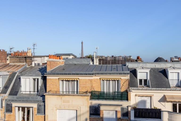 Guestready - Appartement Terrasse Vue Tour Eiffel Párizs Kültér fotó